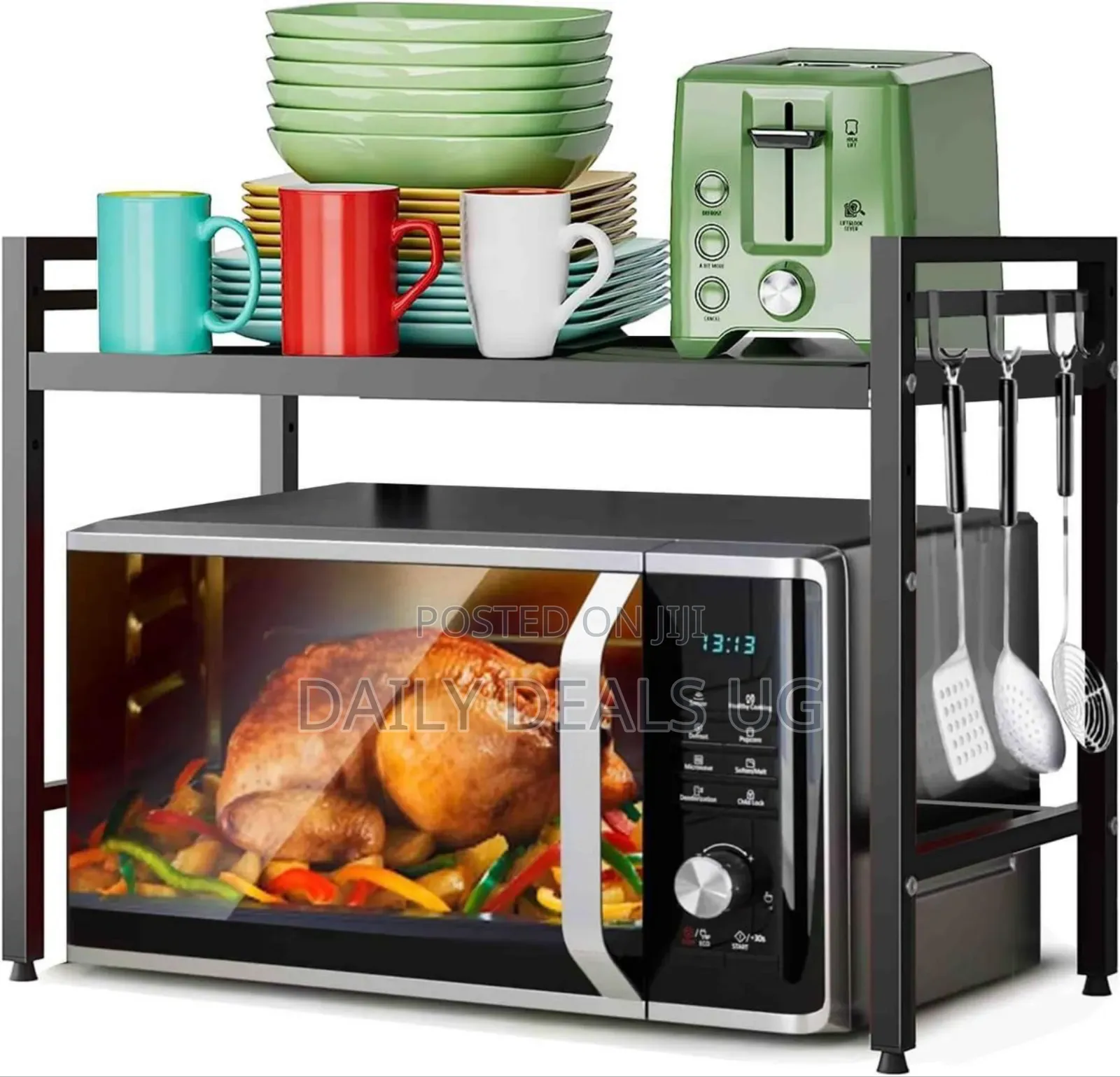 Adjustable Microwave Organizer