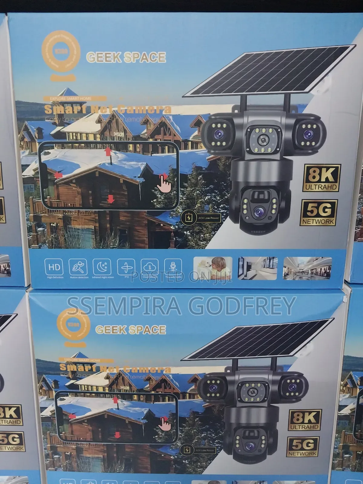 Ultra 4lens Solar Security Camera With 4g,5g Network
