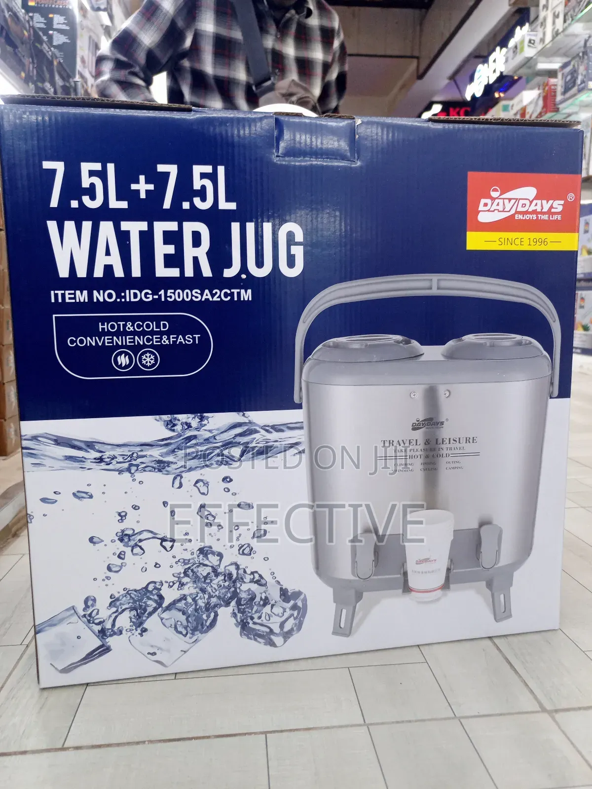 Daydays 15 Litres Twin Hot Cold Thermos Tea Coffee Water Flask
