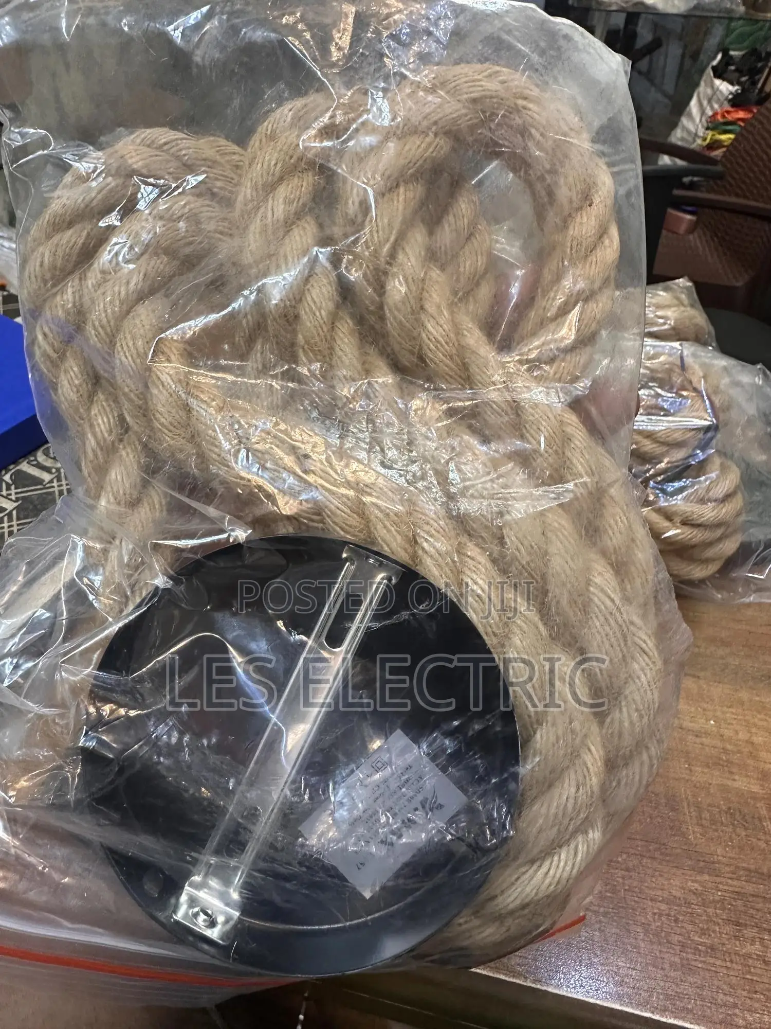 Rope Hanging Holder E27 (2metres)