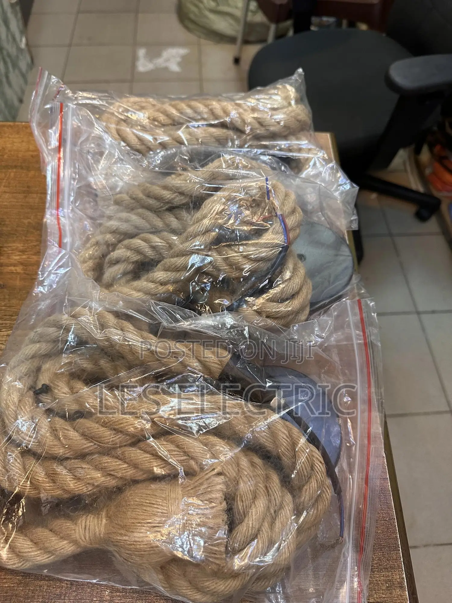 Rope Hanging Holder E27 (2metres)
