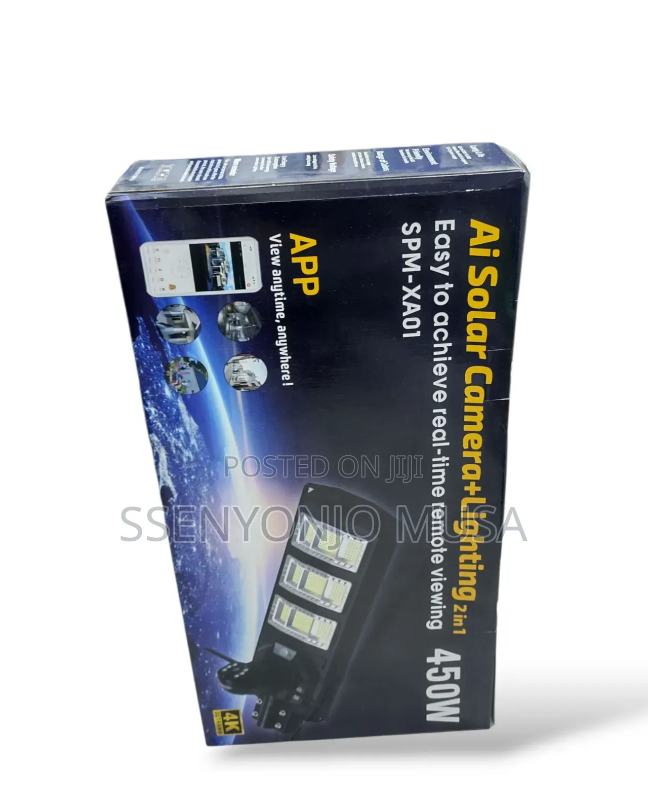 V380pro 6mp 4g PTZ Solar Street Light Camera With Ai - 450w