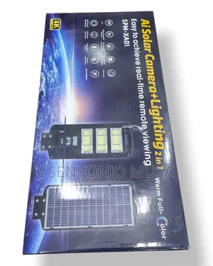 V380pro 6mp 4g PTZ Solar Street Light Camera With Ai - 450w