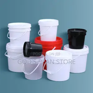 White Food Grade Plastic Bucket