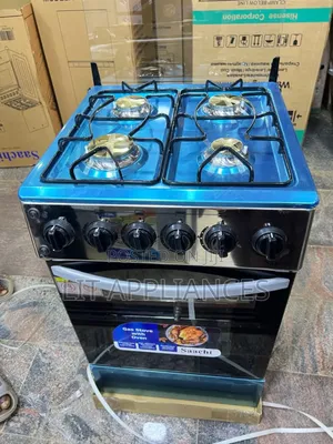 Saachi Gas Cooker 50*50 Full Gas , Chicken Rotisserie, Auto Ignition