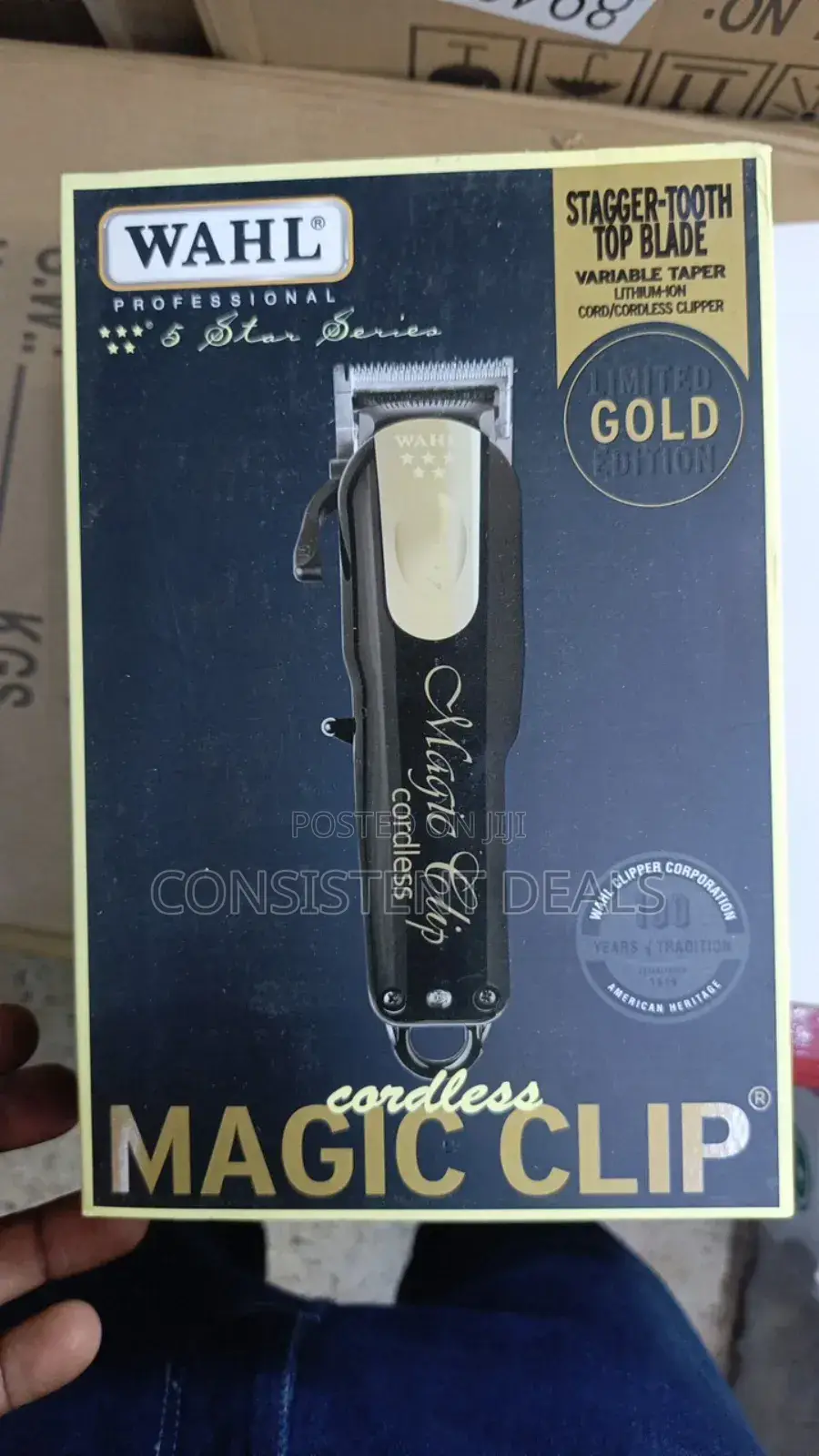 Wahl Rechargeable Cordless Clipper ( Black)