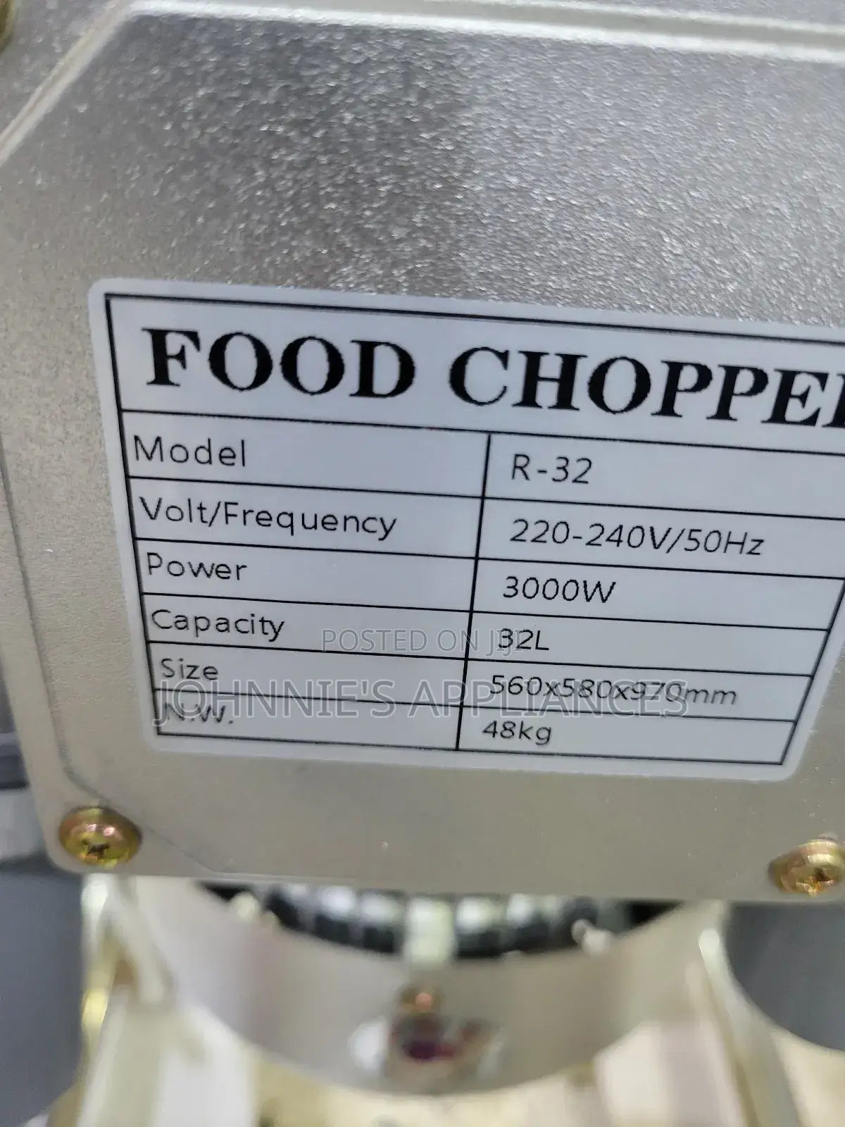 Stainless Steel Blade Commercial Food Chopper For Animals And Home Bas