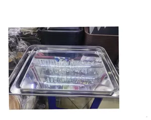 3 PCS Metallic Serving Tray