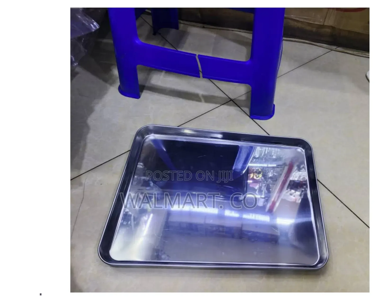 Metallic Serving Tray Small Size