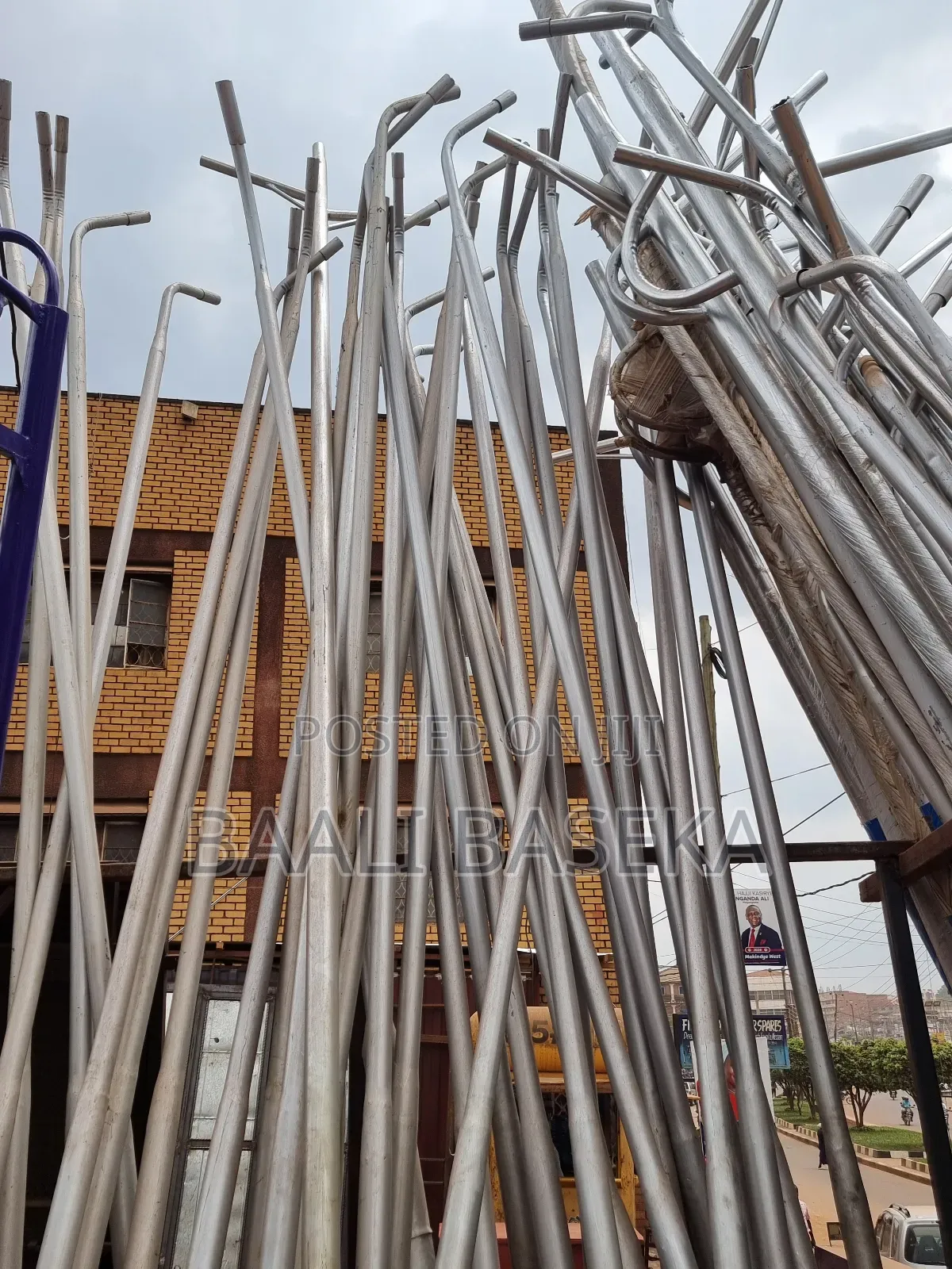 Long Metallic Poles/Street Light Poles