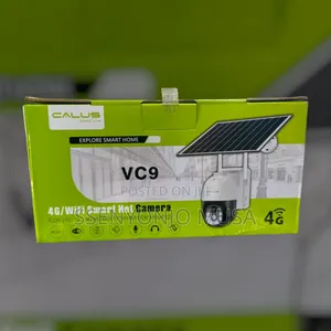 Calus 4g Sim Card Solar CCTV Camera With PTZ Inbuilt Battery