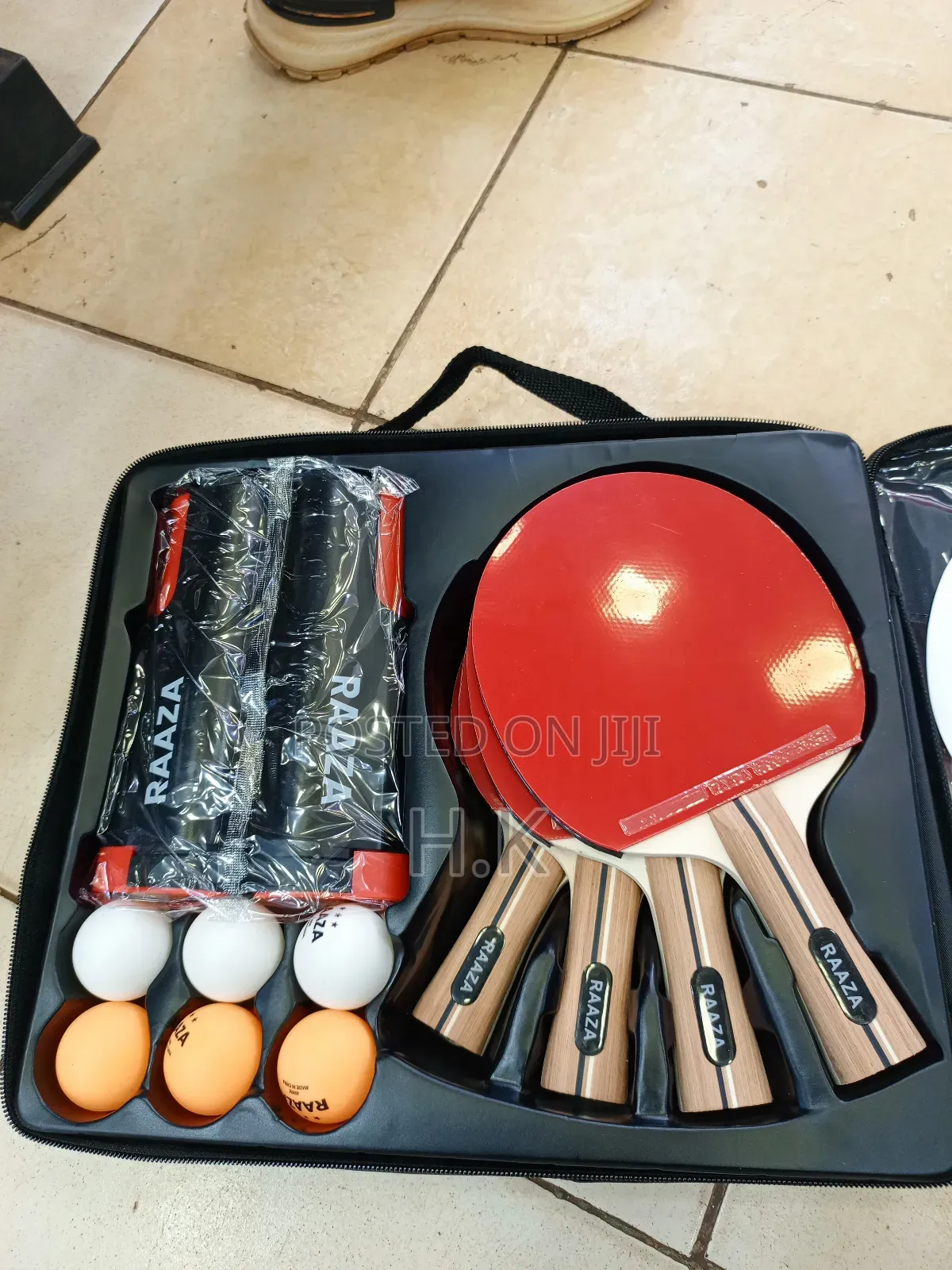 Raaza High Quality Table Tennis Paddle Set.