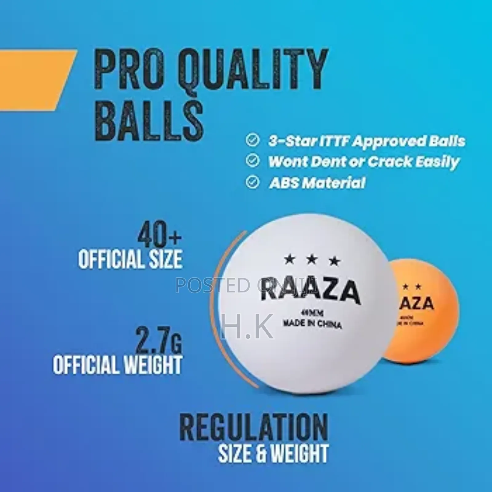 Raaza Ping Pong Paddles Set
