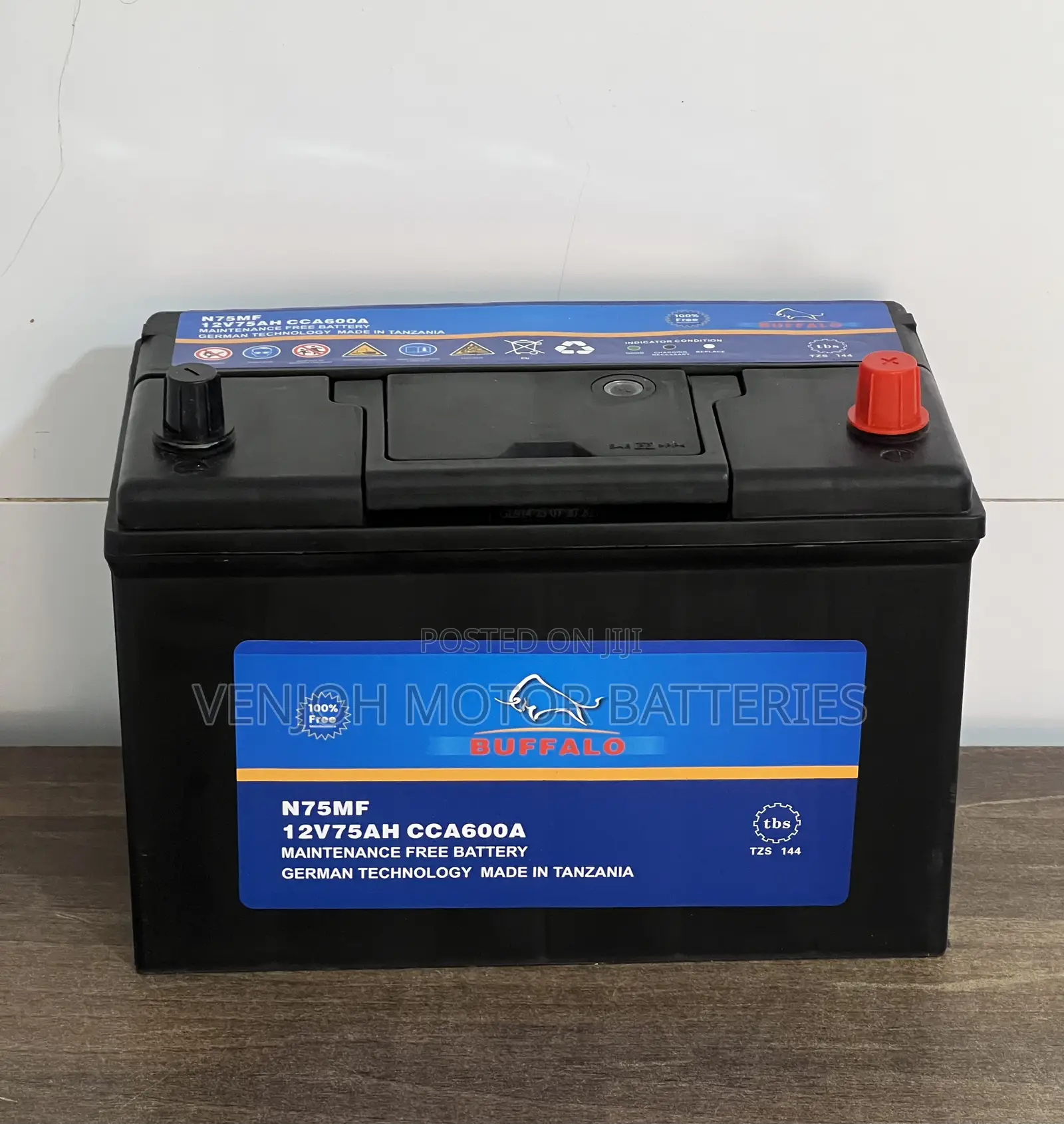 N75 Buffalo Maintenance Free Car Battery