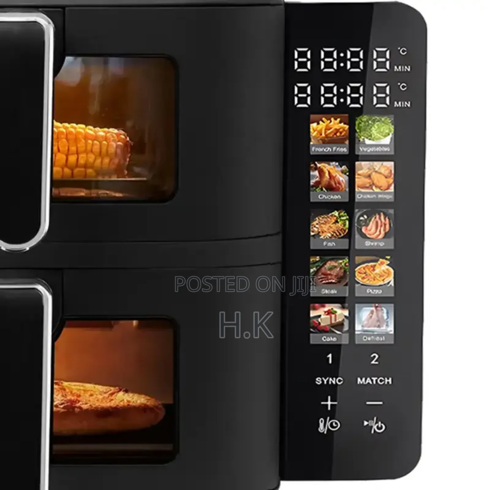 Saachi 11l Double Chamber Digital Air Fryer Nl-Af-4796d