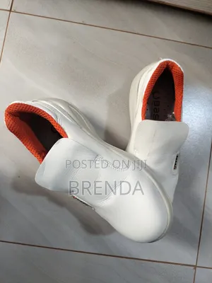Used Size 38/5 Protective or Safety Base White Shoes