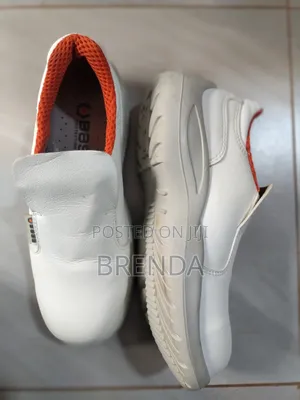 Used Size 38/5 Protective or Safety Base White Shoes