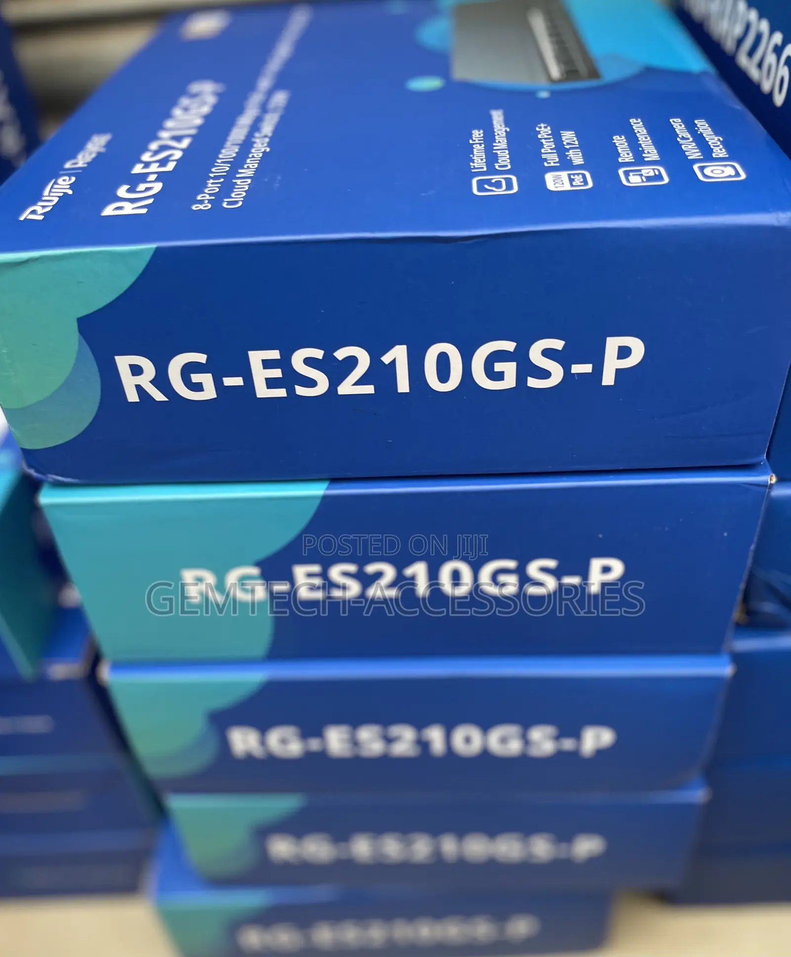 Ruijie Rg-Es210gs-P, 10-Port Gigabit Smart Cloud Managed Poe Switch