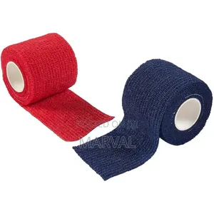 A Self-Adhering Bandage or Cohesive Bandage