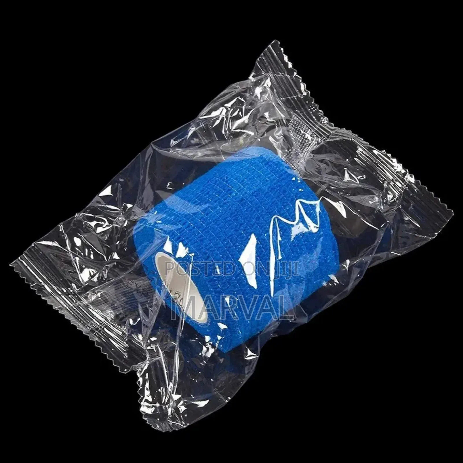 A Self-Adhering Bandage or Cohesive Bandage