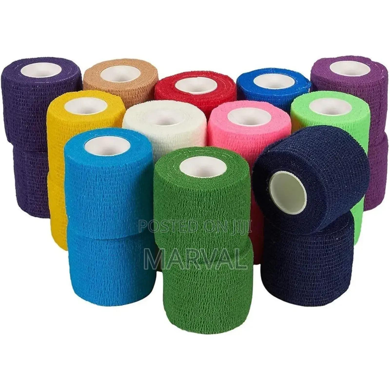 A Self-Adhering Bandage or Cohesive Bandage