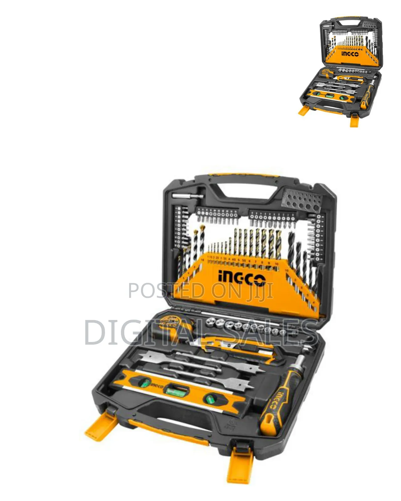 Ingco Hktac010861 - 86 PCS Accessories Set - Orange