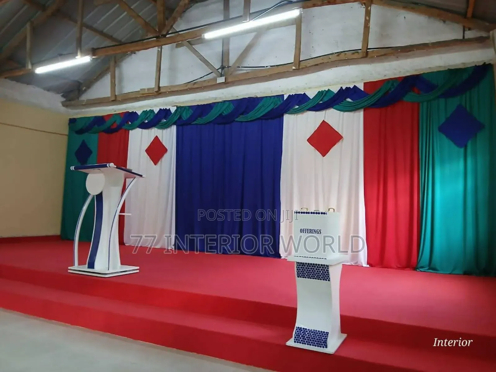 Simple Woolen Carpet for Church Use