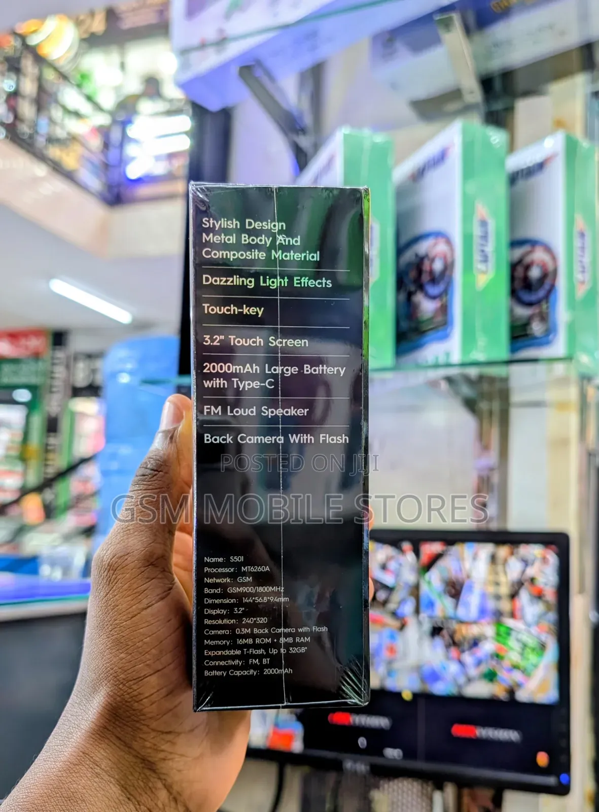 New Tecno S501 Gold