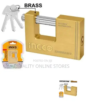 Dbbpl0902 - Heavy Duty Brass Block Padlock - Orange