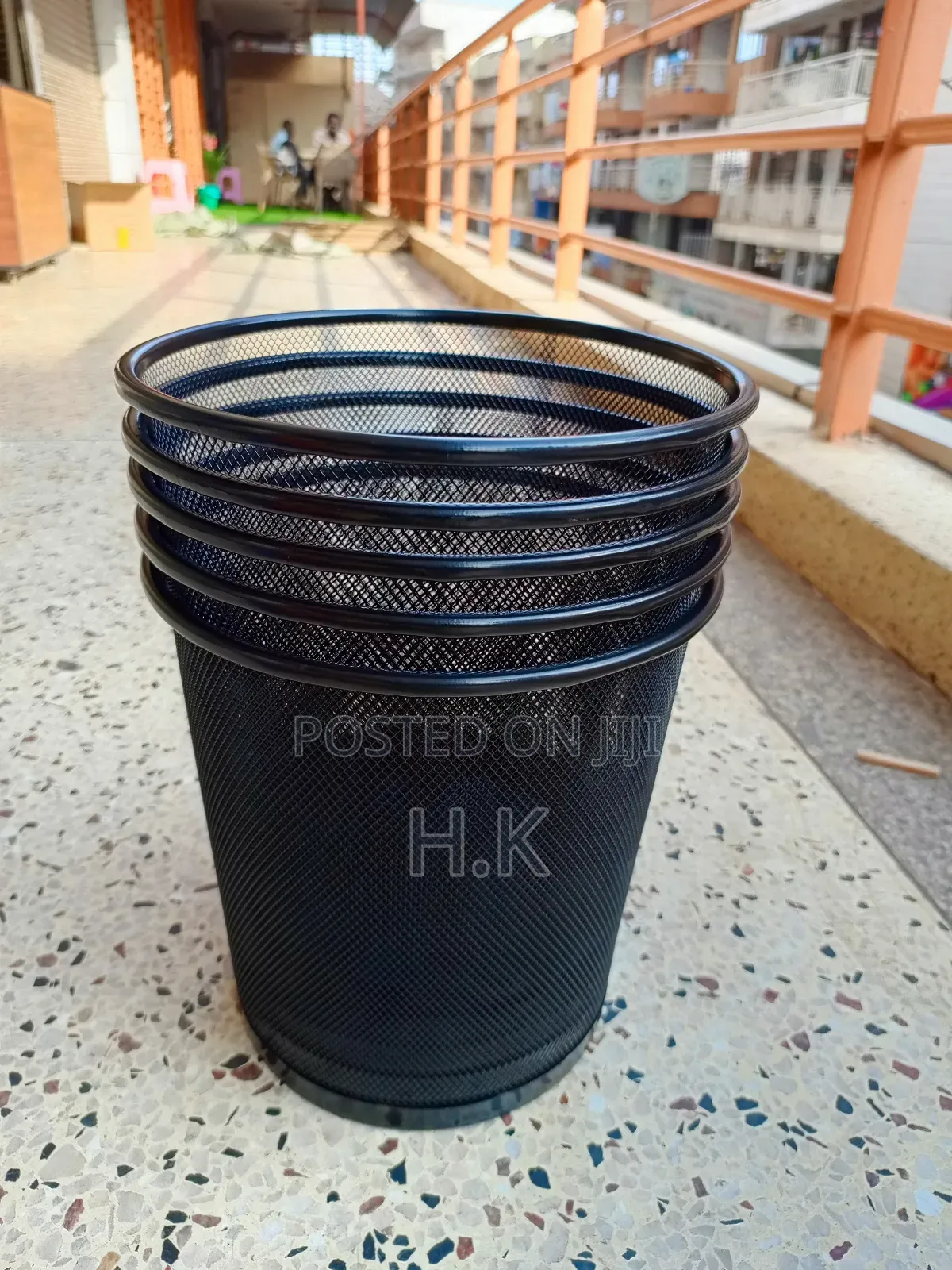 Metal Mesh Waste Bin(Medium)