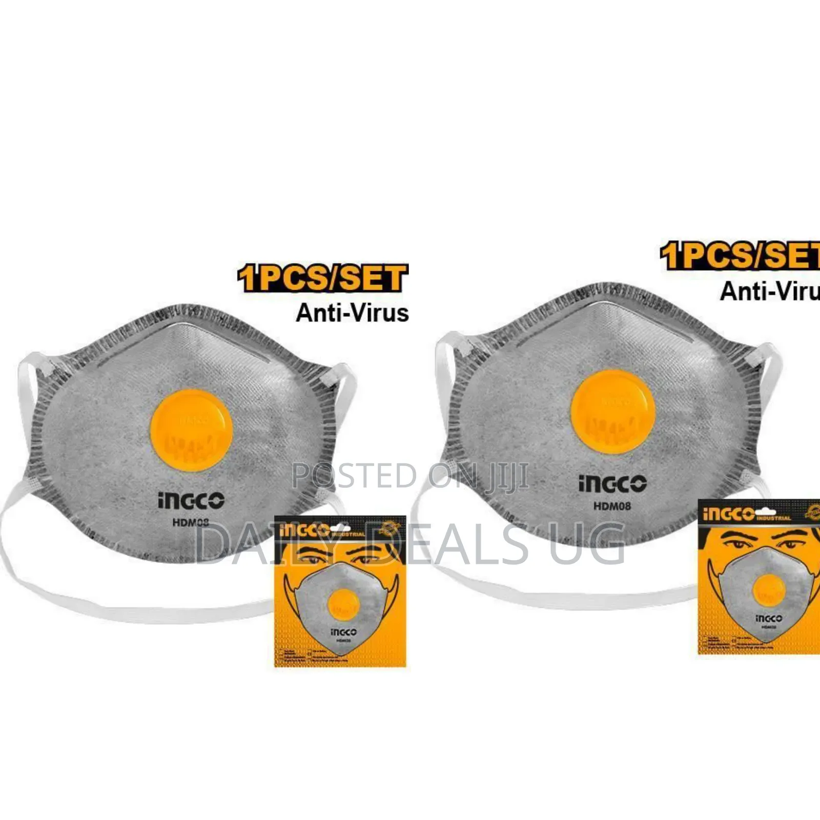 Ingco Hdm08 -dust Mask -orange