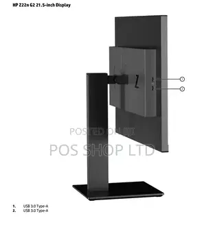 Hp 22in Monitor Z22n G2 Full Hd 1920 X1080 Hdmi Vga Dp 16:9 Widescreen