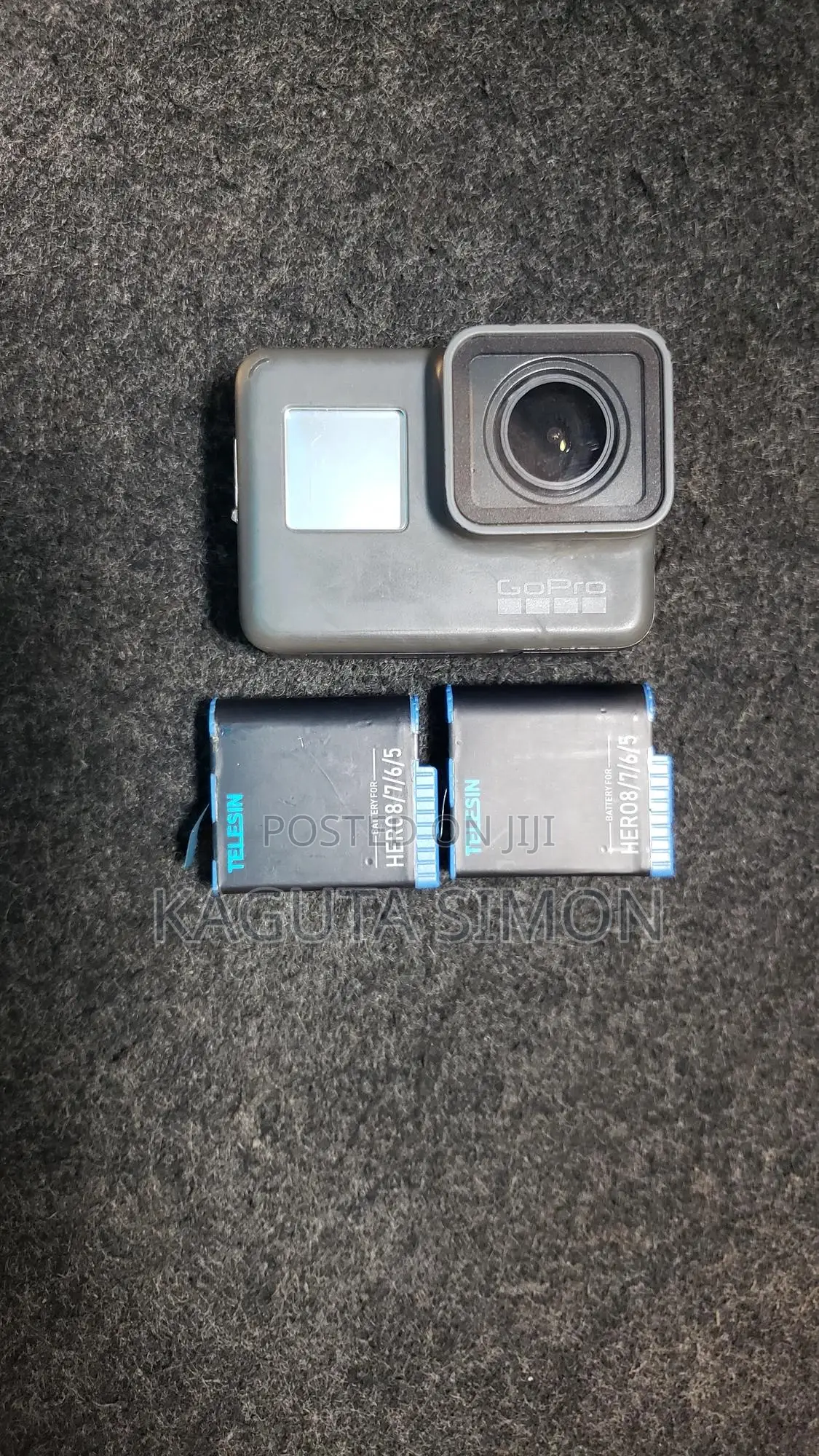 Gopro Hero 5 Black With 2 Batteries, Bike Attachment, and Case