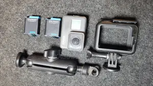 Gopro Hero 5 Black With 2 Batteries, Bike Attachment, and Case