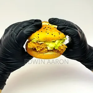 100pcs Disposable Gloves - Black