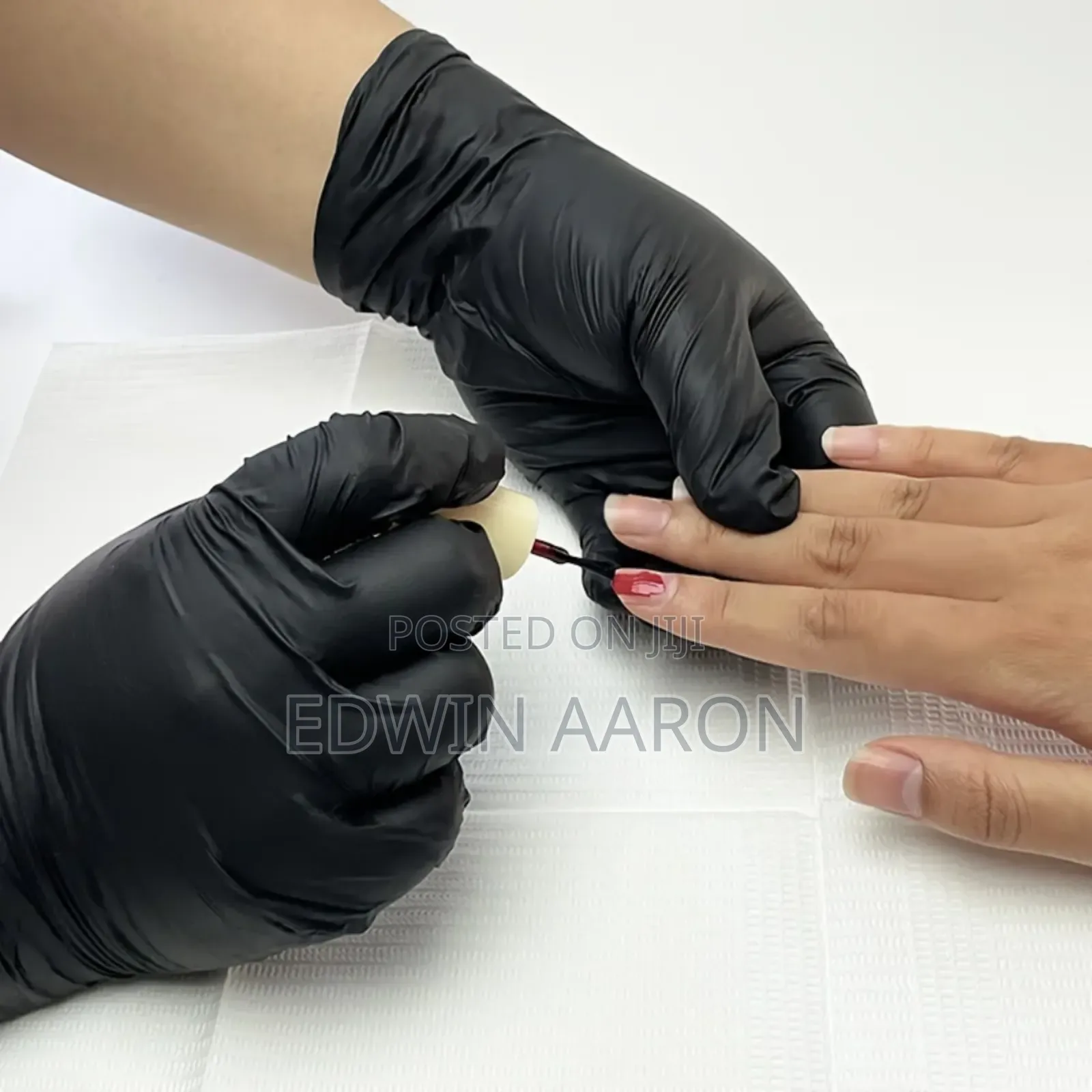100pcs Disposable Gloves - Black