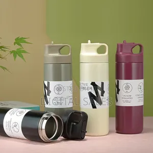 Suction Nozzle Sports Kettle Stainless Steel Thermos