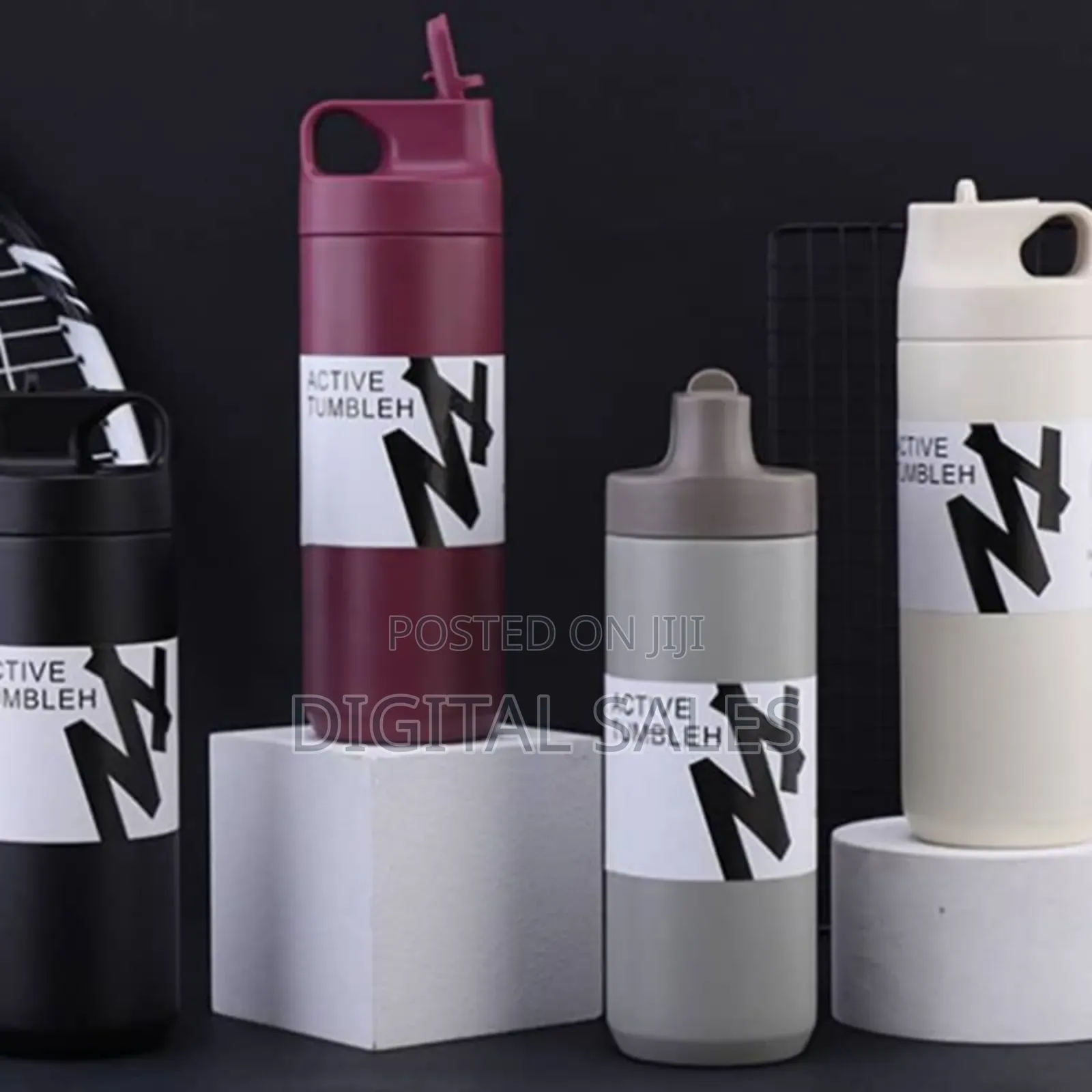Suction Nozzle Sports Kettle Stainless Steel Thermos