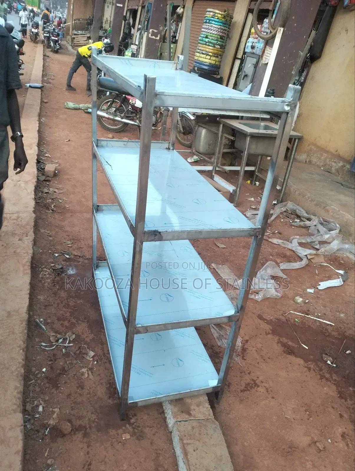 Stainless Steel Rack for Four Slives