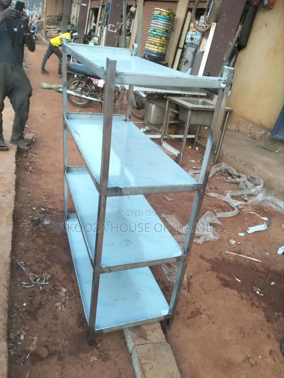 Stainless Steel Rack for Four Slives