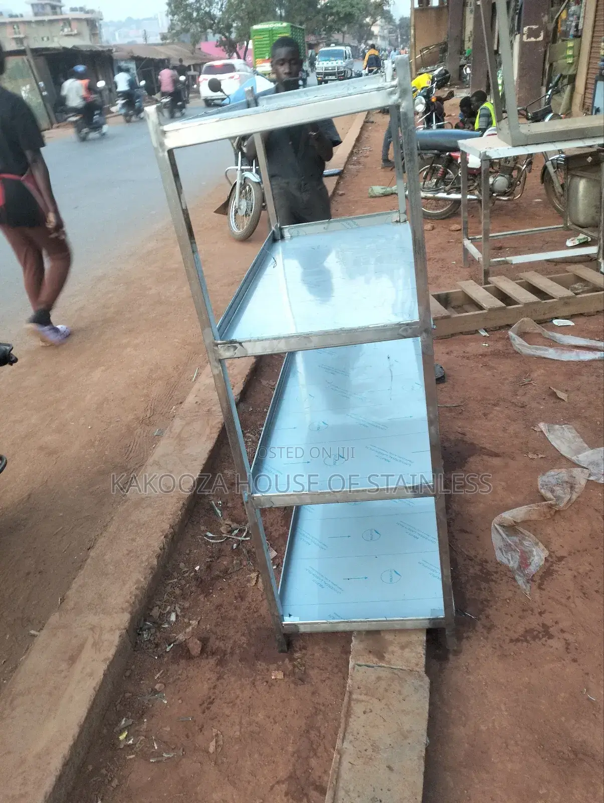 Stainless Steel Rack for Four Slives