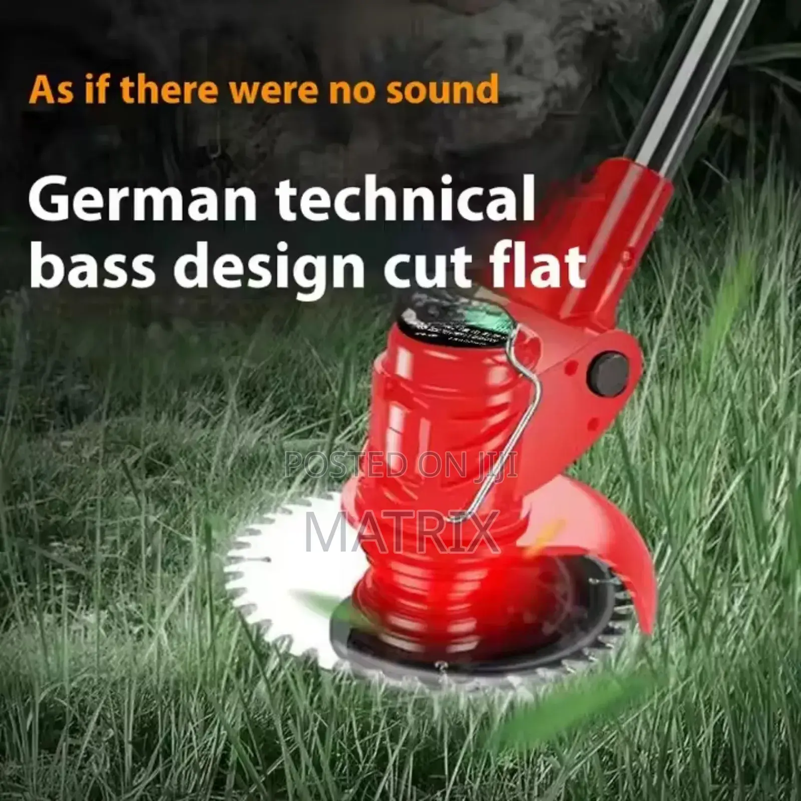 Portable And Rechargeable Grass Cutter With Wheels Glasses,Gloves.