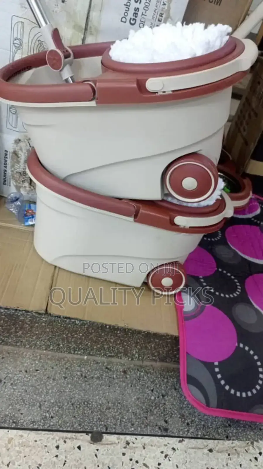 Spin Mop Bucket Set Microfiber Mop for Home Cleaning