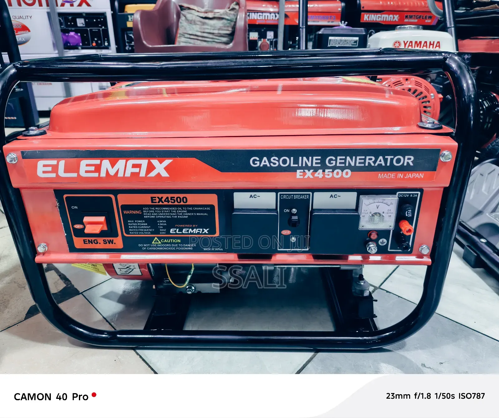 4.5kva Elemax Generator