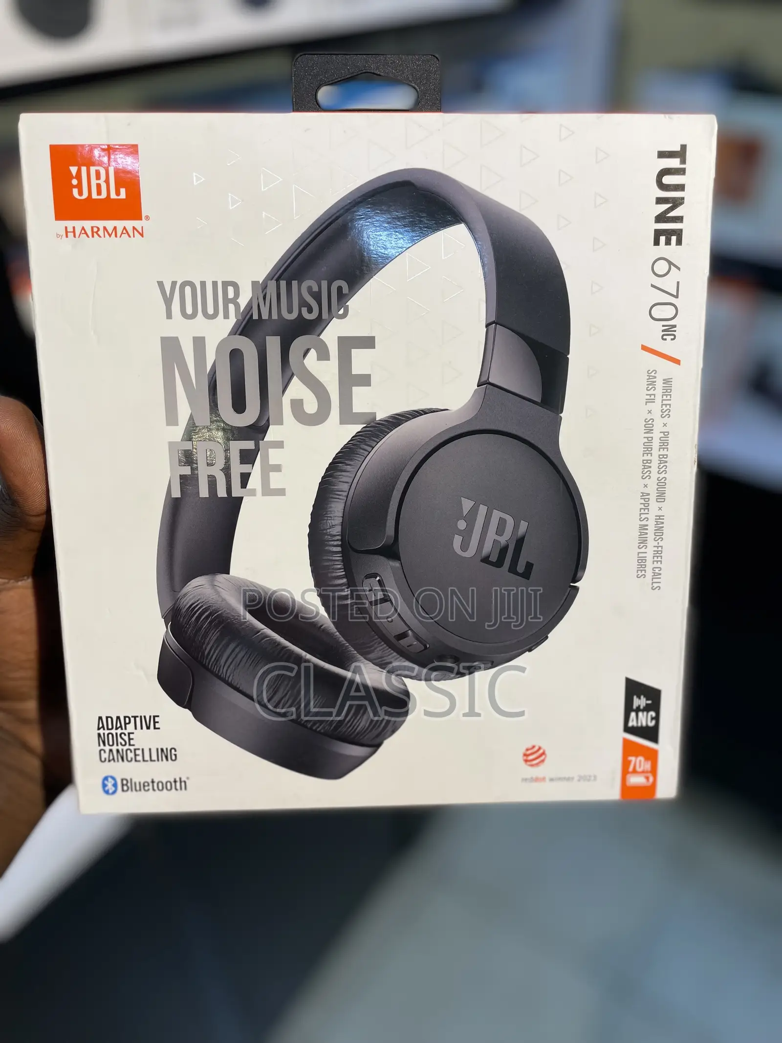 JBL Tune 670 Wireless Anc Headphones