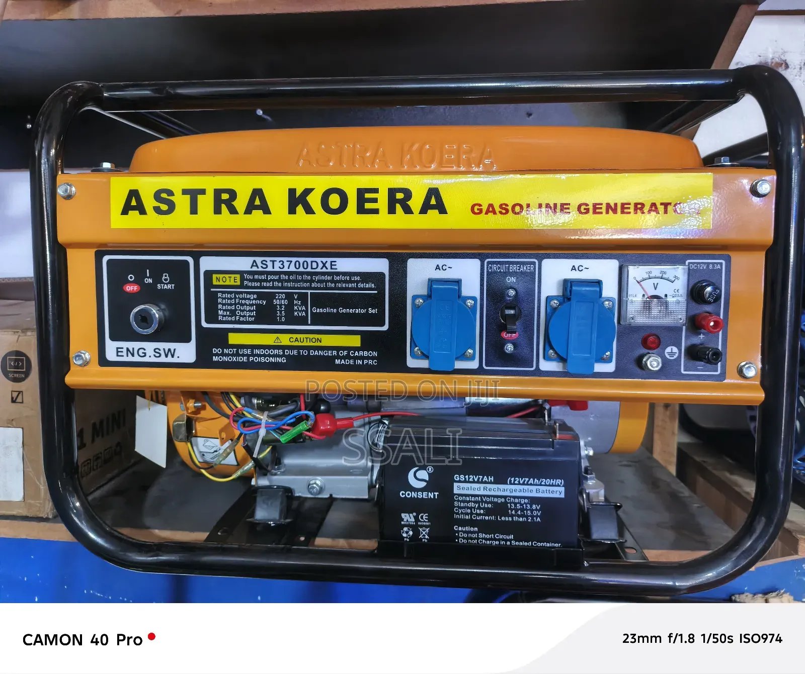 3.5kva Astra Korea Generator Key Starts