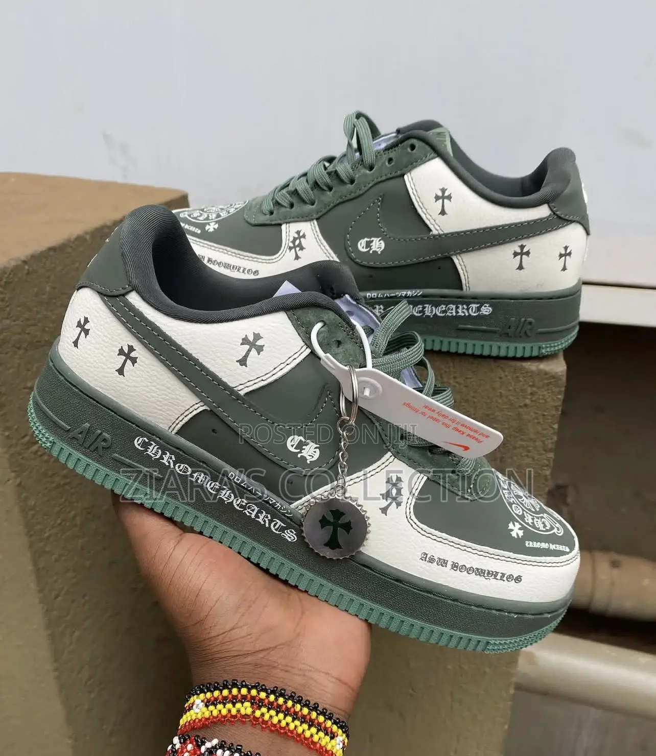 Nike Air Force 1 Chrome Hearts