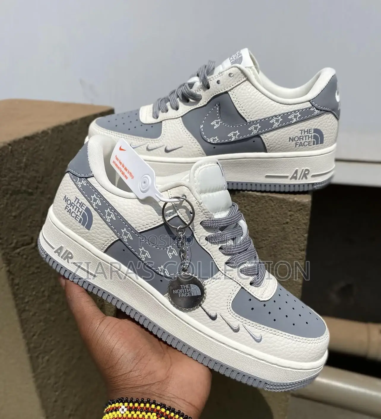 Original Nike Air Force 1 Chrome Hearts Sneakers
