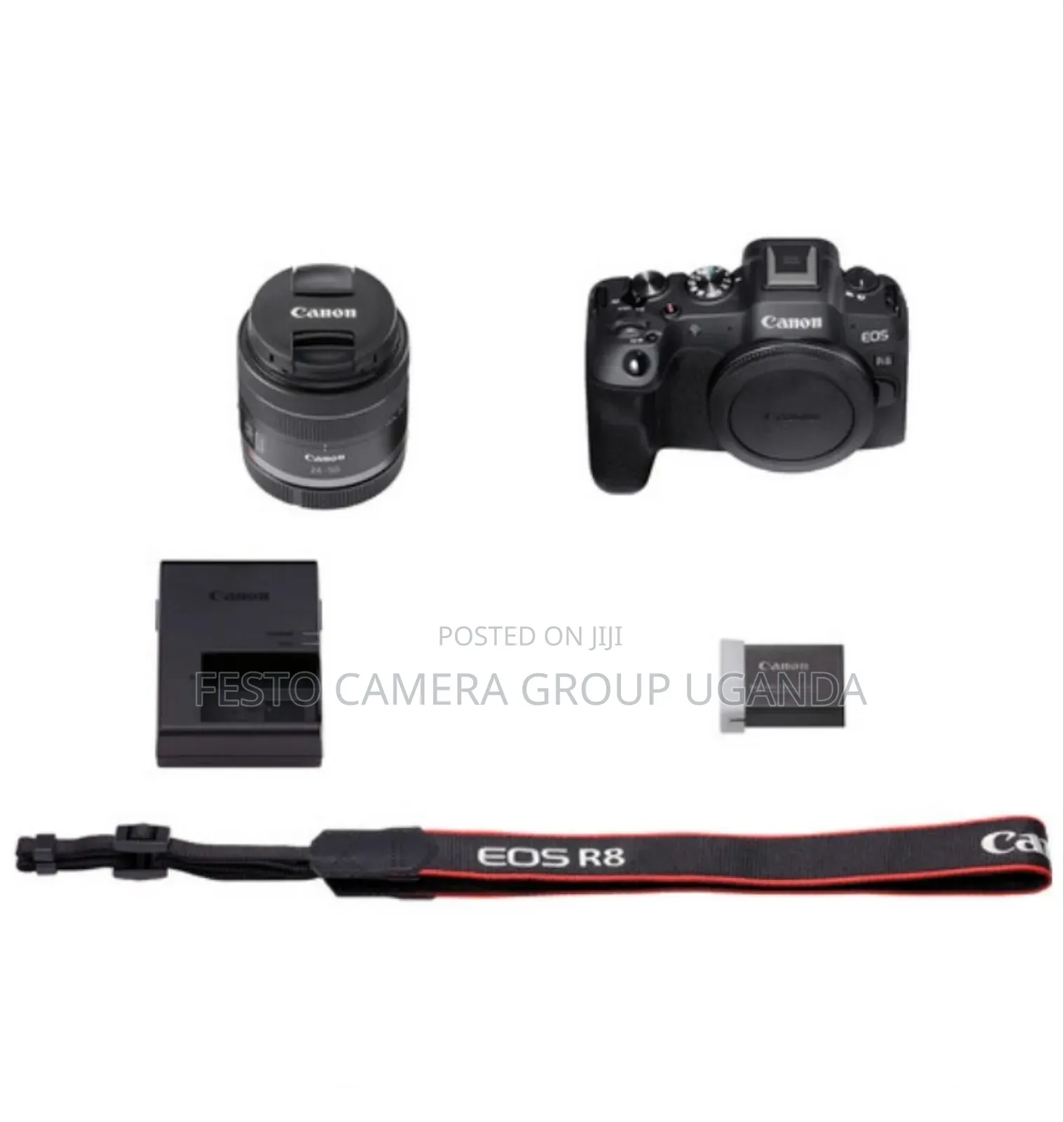 Canon Eos R8 Mirrorless Camera With Rf 24-50mm F/4.5-6.3 Is STM Lens