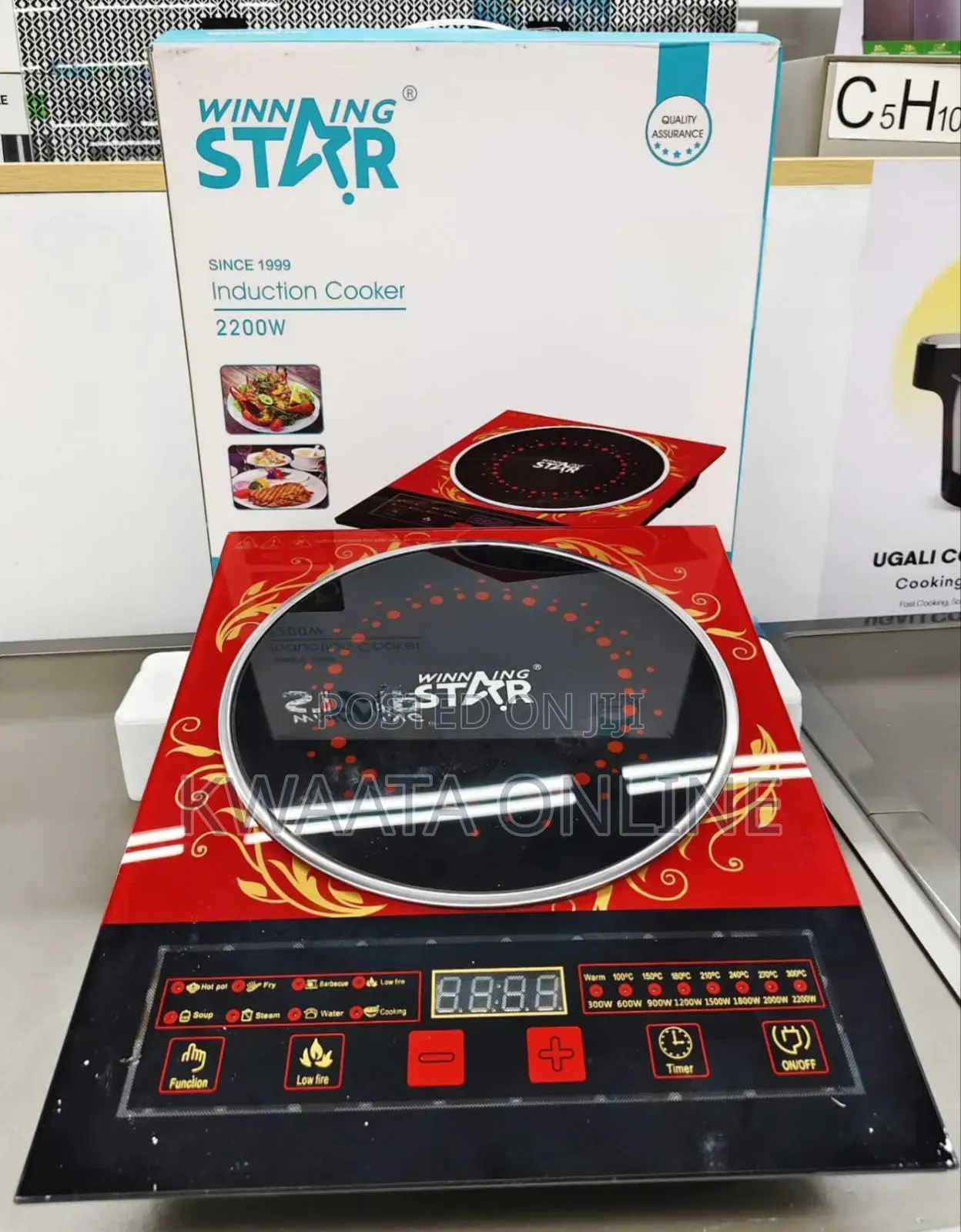 St-9674 Winning Star 2200w Single Induction Cooker With Multifunction